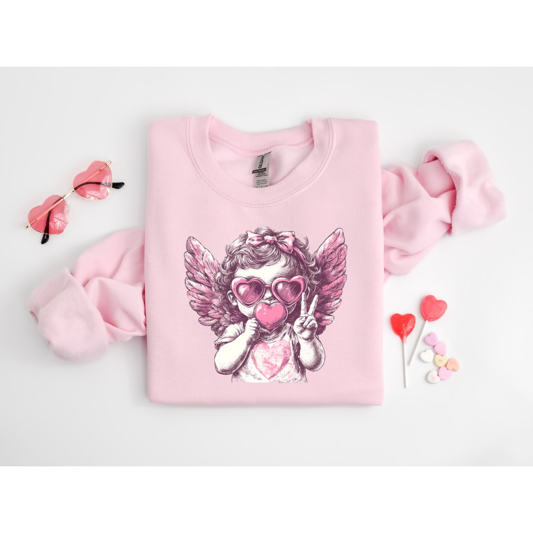 Sassy Angel Crew Sweat Shirt