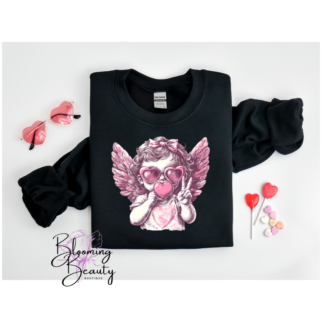 Sassy Angel Crew Sweat Shirt