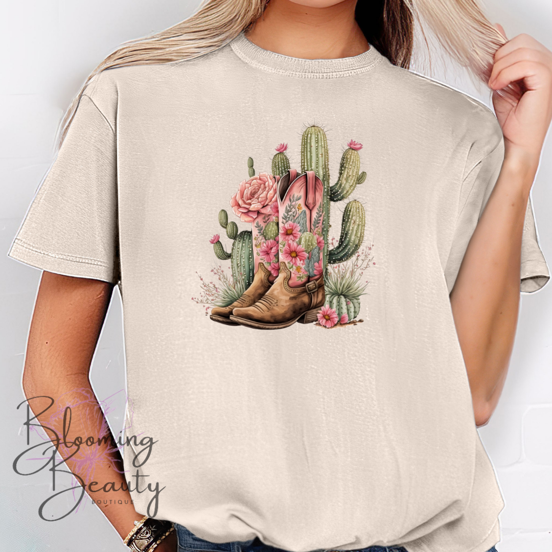 Western Cowgirl Boots T-Shirt