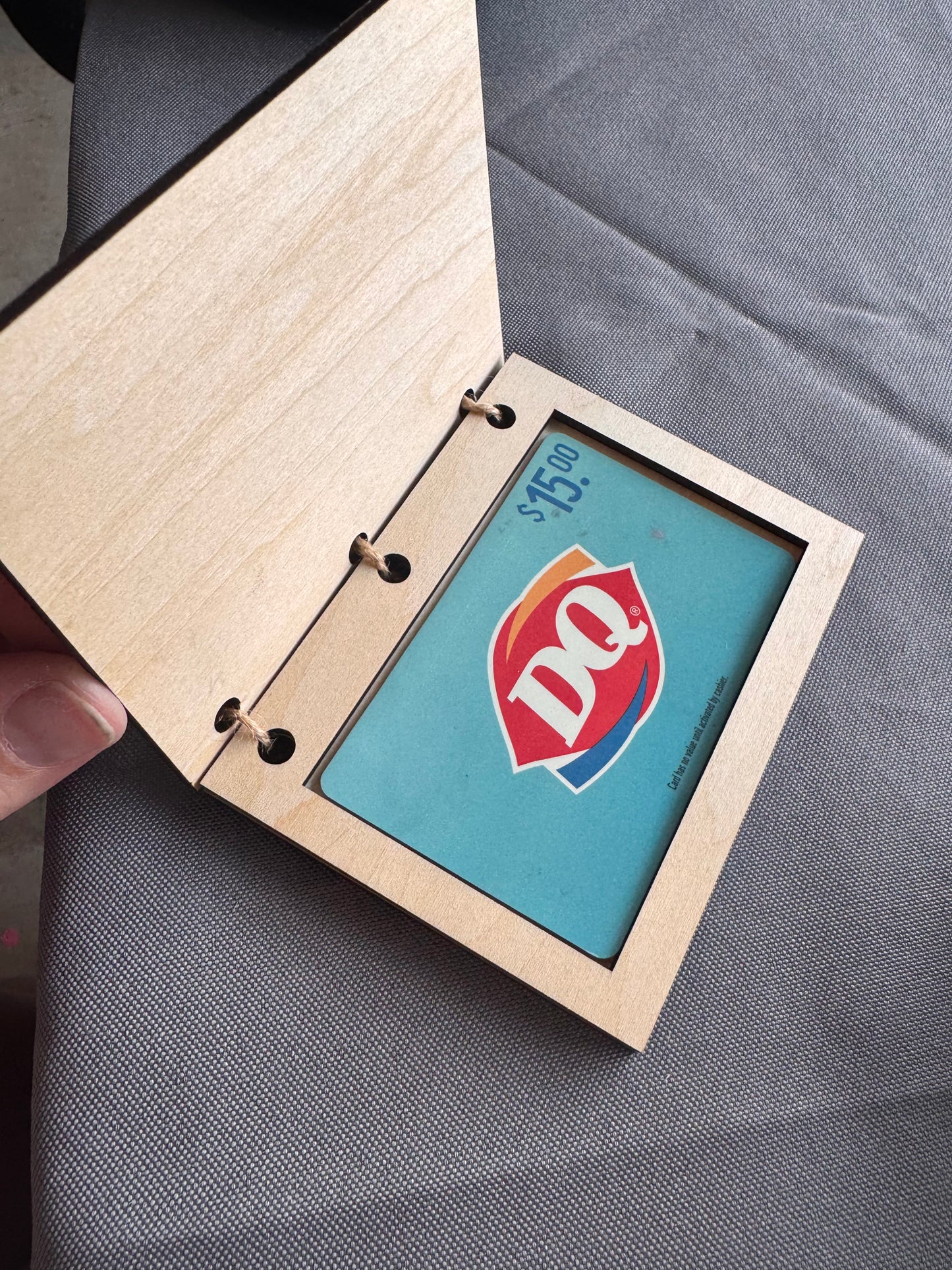 Custom Teacher Appreciation Gift Card Holder