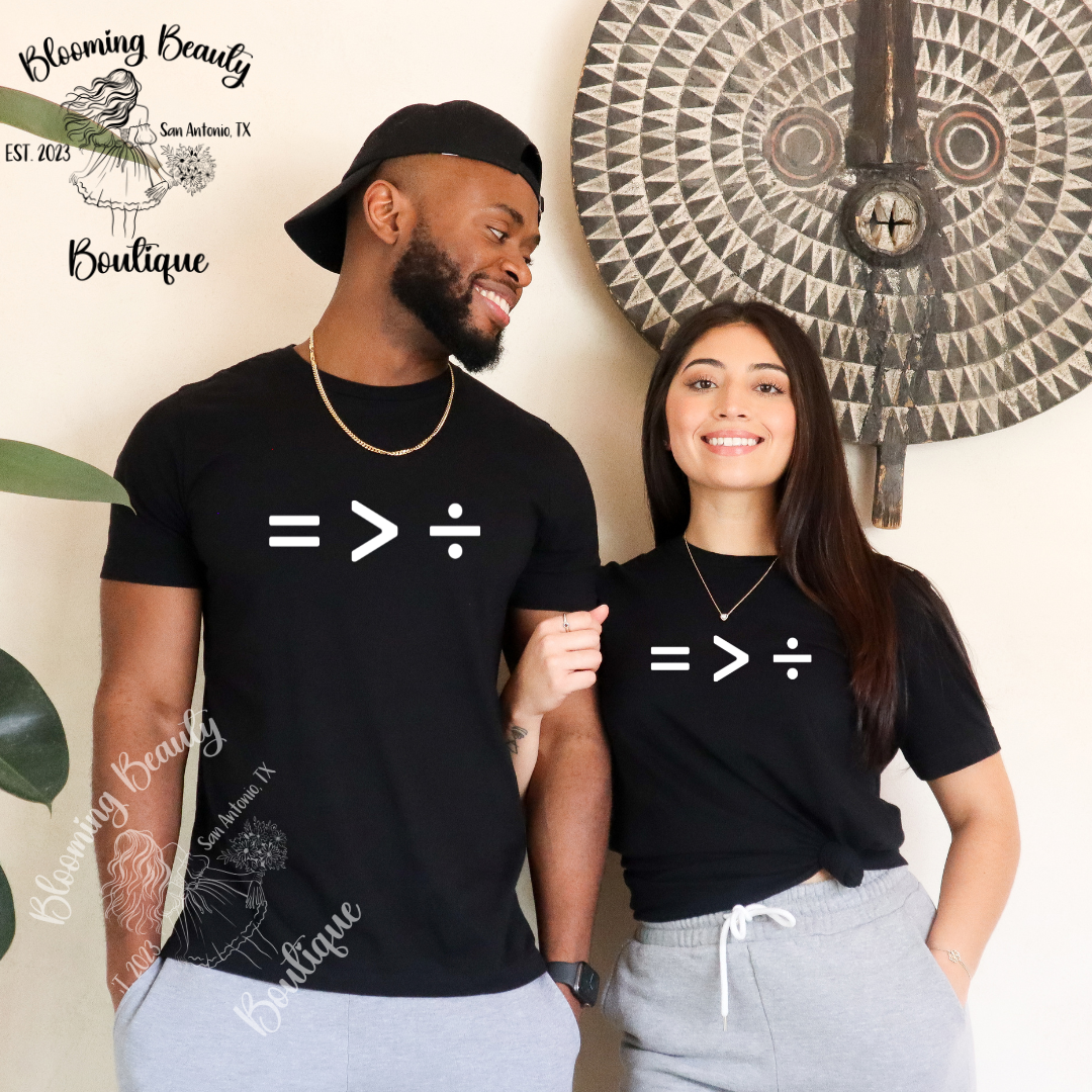 MYSTERY COLOR EQUALITY OVER DIVISION T-SHIRT