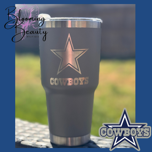 30oz Engraved Sports Team Insulated Tumbler