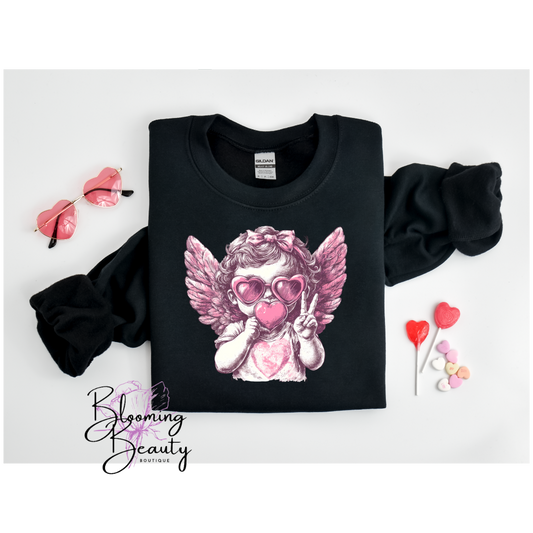 Sassy Angel Crew Sweat Shirt