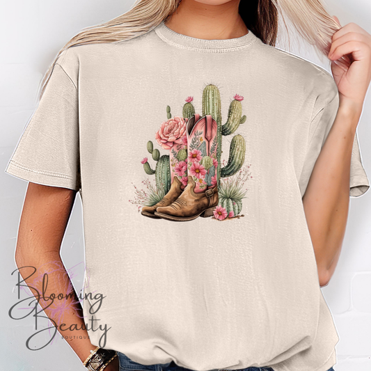 Western Cowgirl Boots T-Shirt
