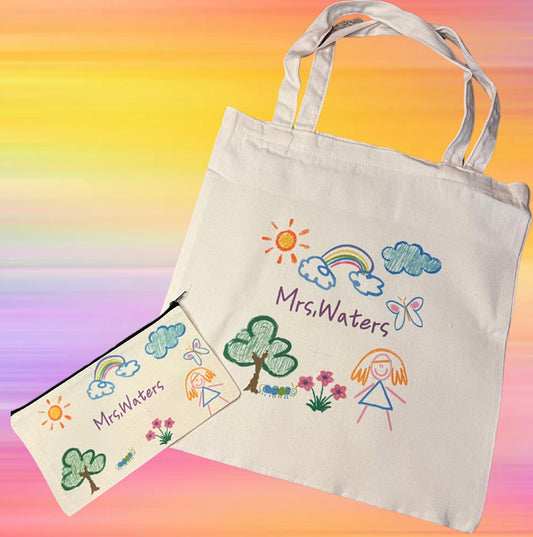 Personalized Bag and Pencil/Make up case Sublimation