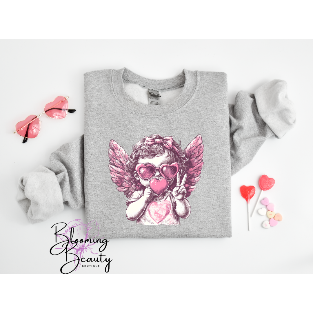 Sassy Angel Crew Sweat Shirt