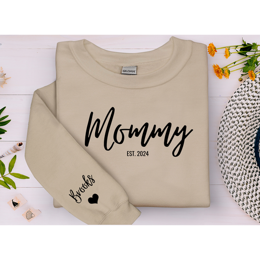 Mommy EST Crew Sweat Shirt