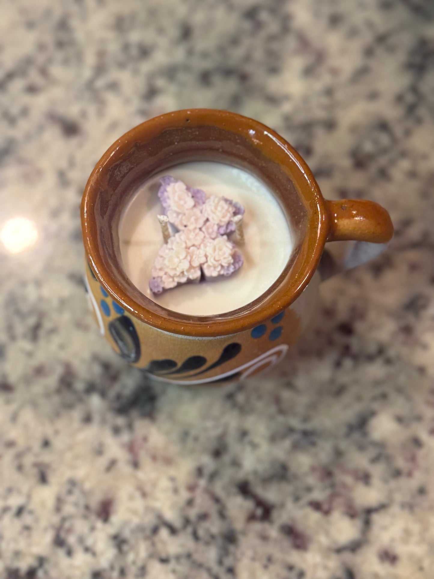 Mexican Clay Mug indulgence Candle