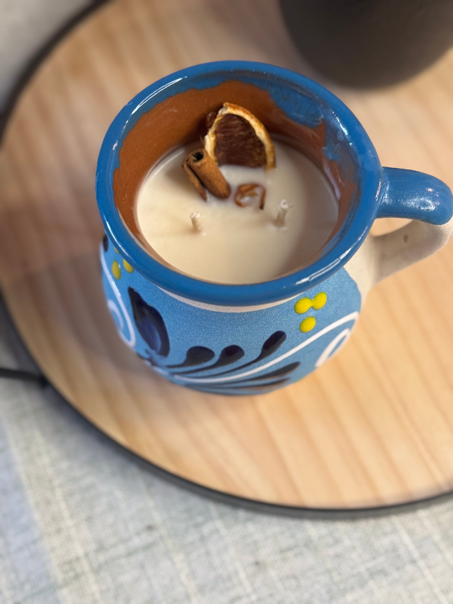 Mexican Clay Mug indulgence Candle
