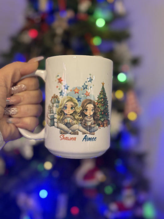 Christmas Bestie Era 15oz Mug