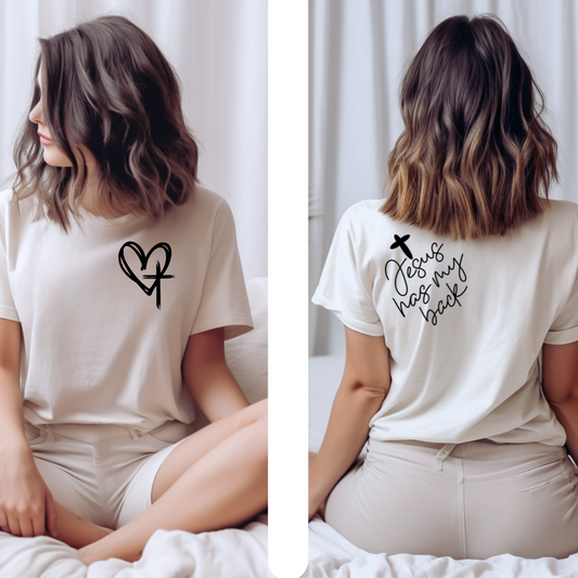 Jesus Has My Back T-Shirt
