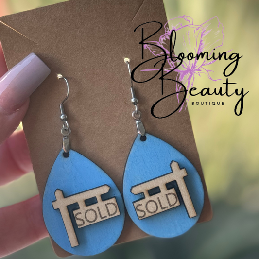 SOLD Engraved Earrings