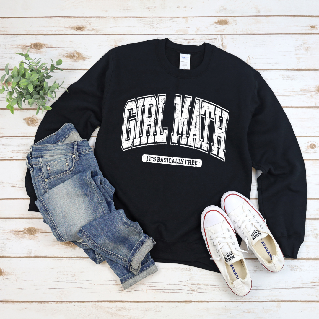 Girl Math Crew Sweatshirt