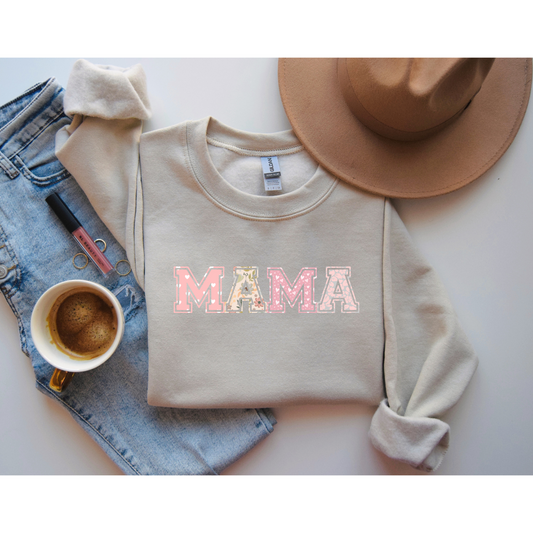 Pastel MAMA Crew Sweatshirt