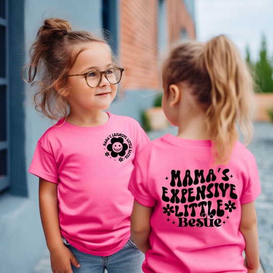 Mama's Expensive Little Bestie Childrens T-Shirt